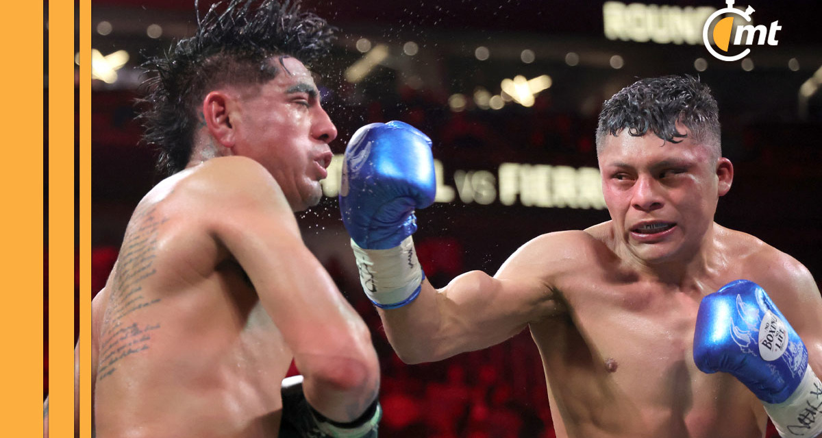 Pitbull Cruz y Ángel Fierro ofrecieron un 'peleón'. (Foto: AFP)