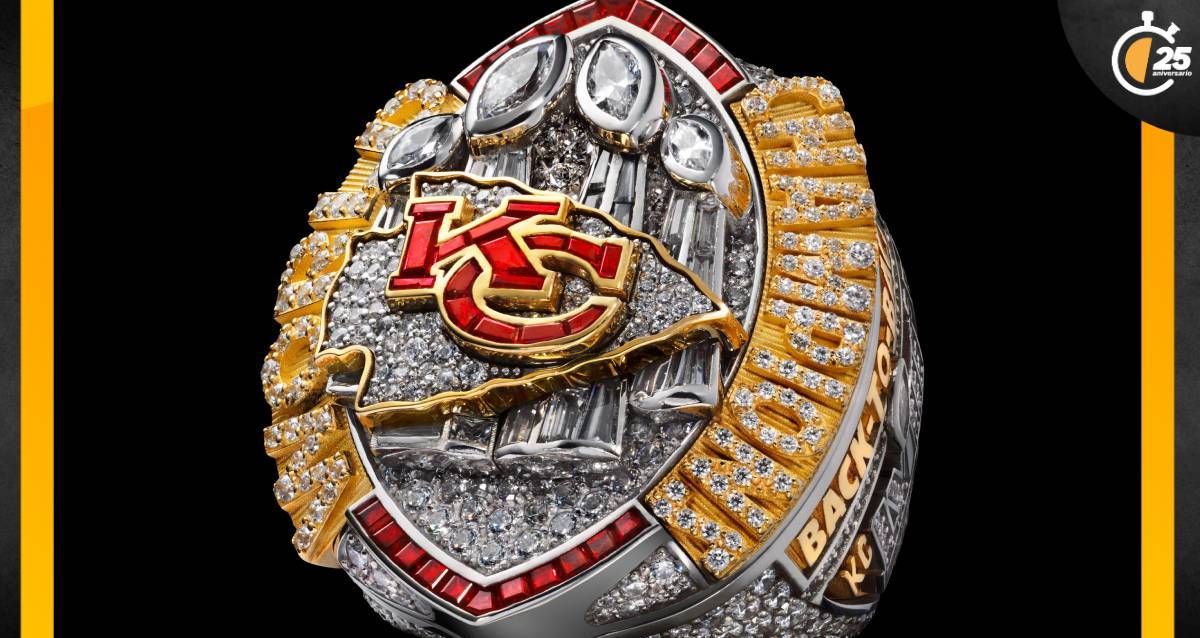 Los Kansas City Chiefs son el último equipo en haber disfrutado de un anillo de Super Bowl (Captura de X NFL).
