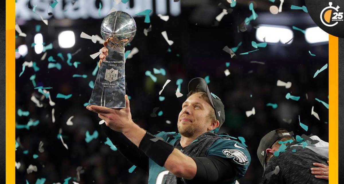 Los Eagles ya saben lo que es levantar un Vince Lombardi (@Eagles)