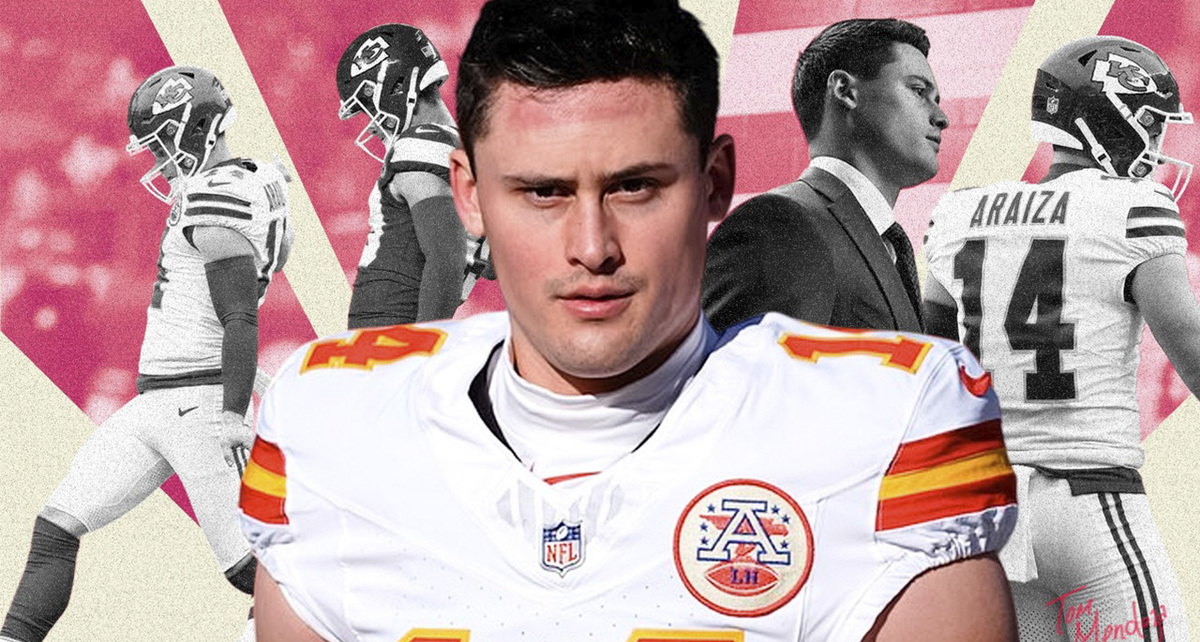 Matt Araiza está a un paso de hacer historia con los Chiefs. (FOTO: Tom Mendoza)