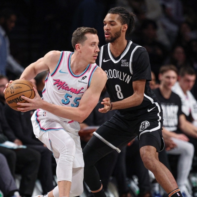 Miami Heat pierda de vista ante los Nets (Foto: Reuters)