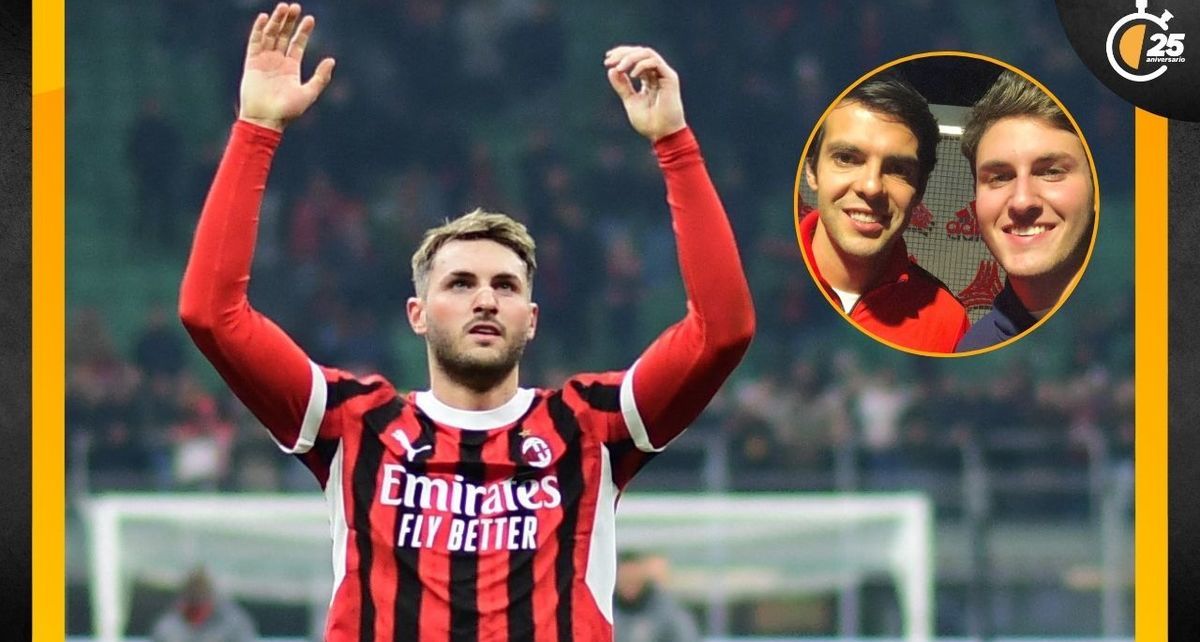 Santiago Gimenez conversó con Kaká hace algunos años (Reuters)