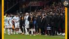 Jugadores de Adana Demirspor en el juego ante Galatasaray (Captura)