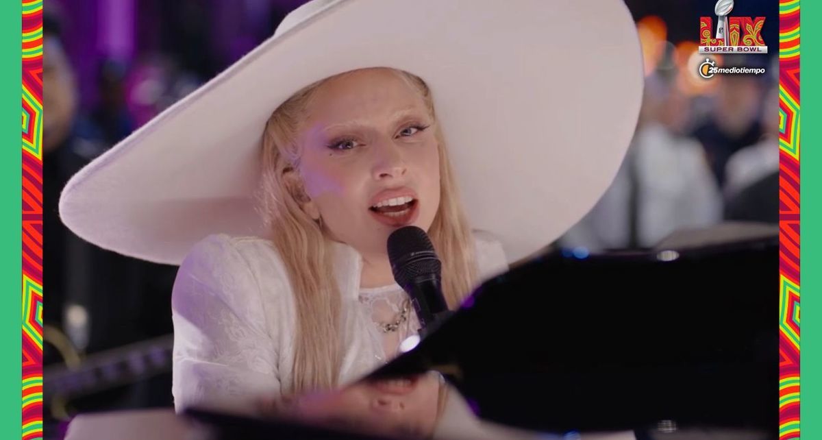 Lady Gaga aparece en emotivo segmento previo al Super Bowl 2025