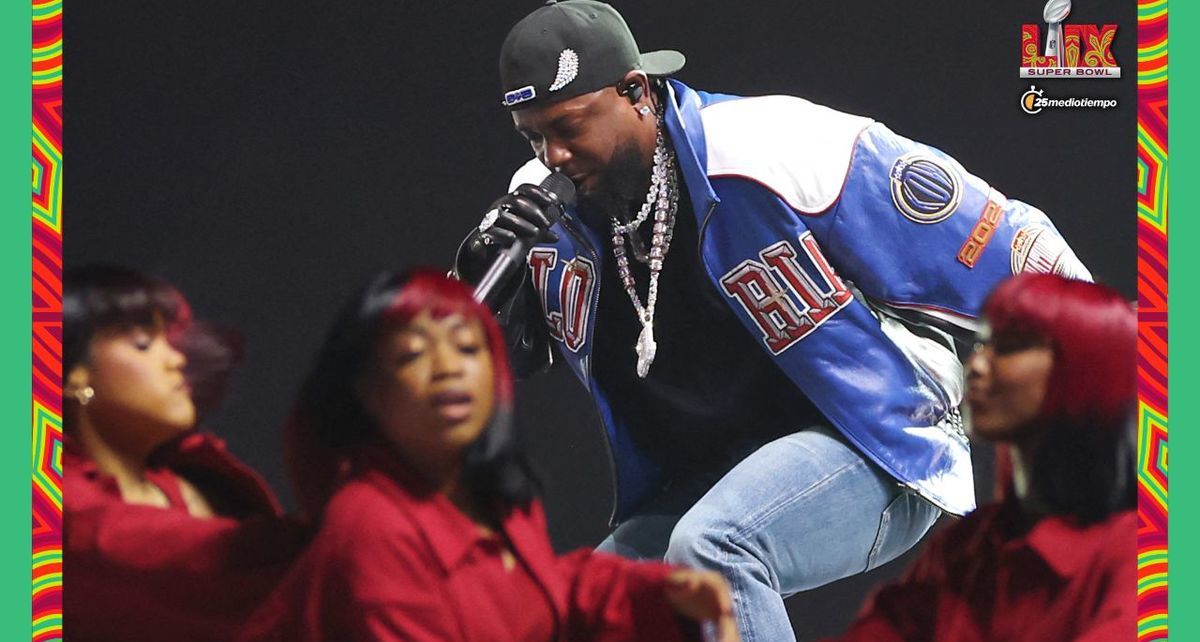 Así fue la presentación de Kendrick Lamar en el Super Bowl 2025| Foto: AFP