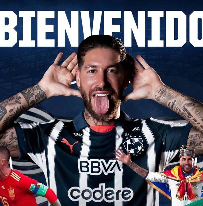 Sergio Ramos será presentado ante la afición rayada (@Rayados)