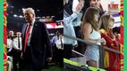 Donald Trump y Taylor Swift se dieron cita ayer en el Super Bowl LIX (AFP/Reuters)