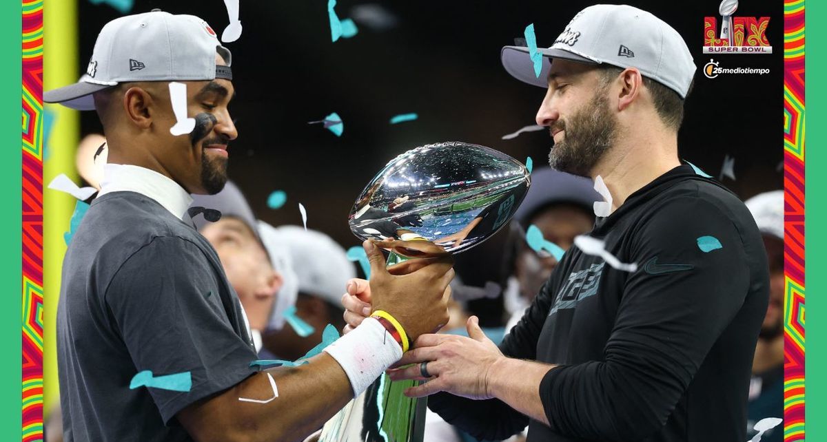 Jalen Hurts y Nick Sirianni dieron valor a lo colectivo tras el triunfo ante Chiefs (Reuters)
