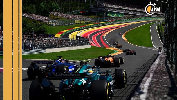 Monoplazas de F1 en el Gran Premio de Bélgica en 2024 (Foto: @F1)