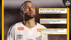 Neymar no logró convencer a la prensa de Brasil con sus minutos en Santos (Reuters)