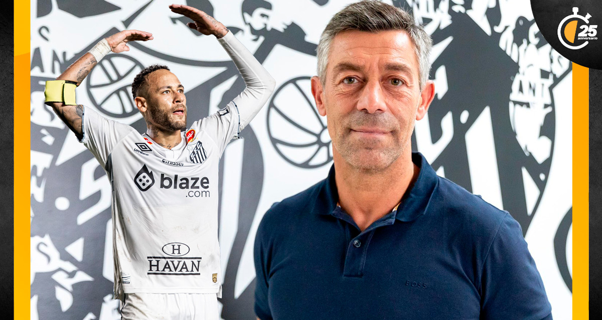 Caixinha ahora dirige a Neymar en Santos. (Foto: @SantosFC)