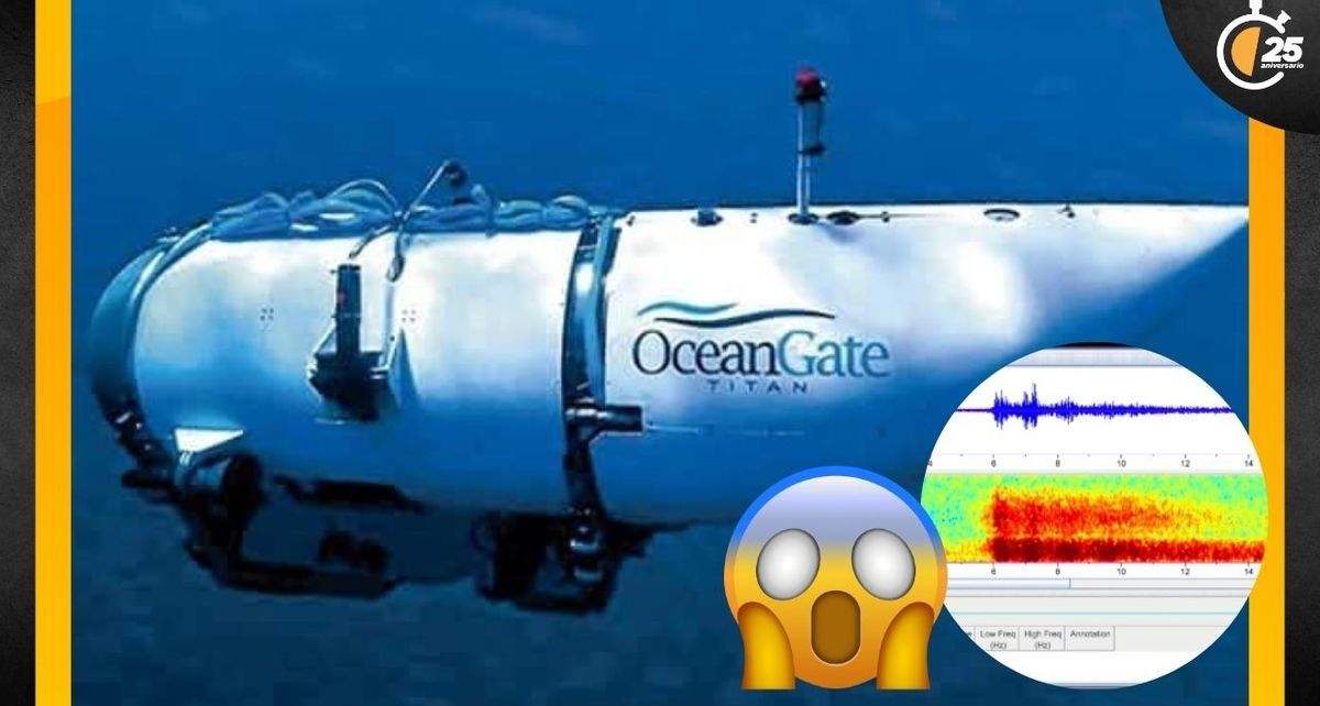 Comparten sonido inédito de la implosión del Submarino Titán