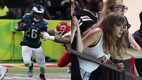 Saquon Barkley destacó la 'labor' de Taylor Swift por la NFL (Reuters)