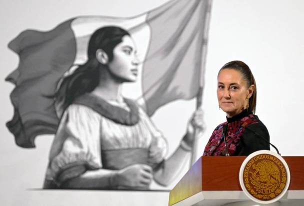 Sheinbaum, en conferencia de prensa (AFP)