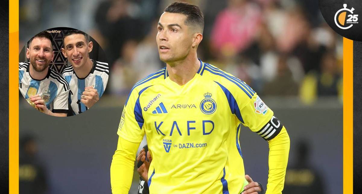 Di María cree que hay diferencias entre Messi y CR7 (AFP)