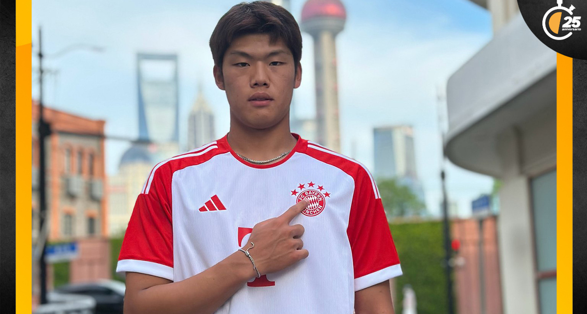 Guo Jiaxuan tuvo un par de pruebas con el Bayern Munich. (FOTO: Instagram)
