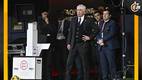 Ancelotti salió molesto de El Sadar (AFP)