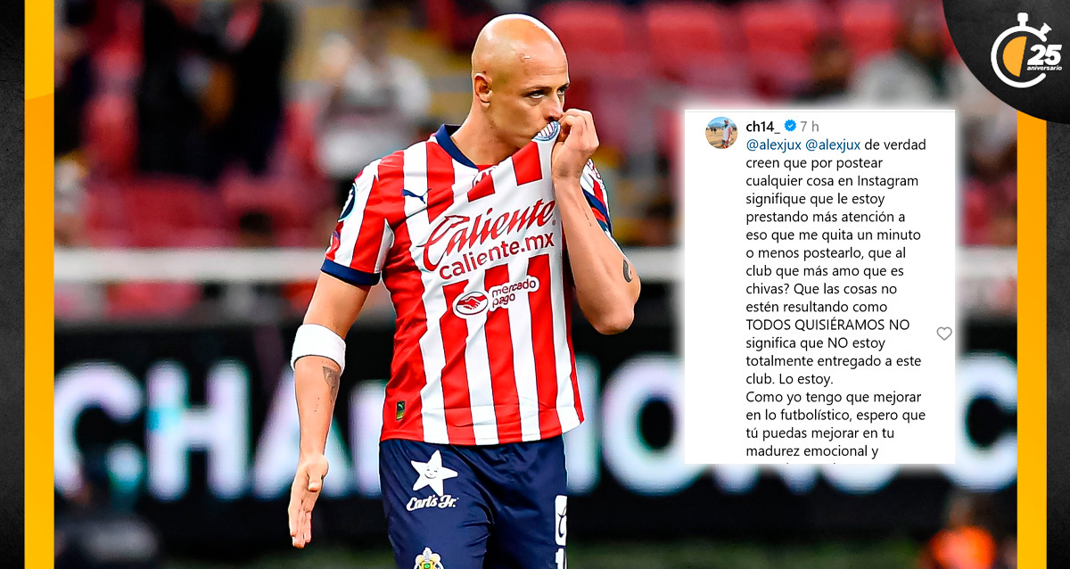 Chicharito Hernández respondió a un seguidor. (Foto: Mexsport)