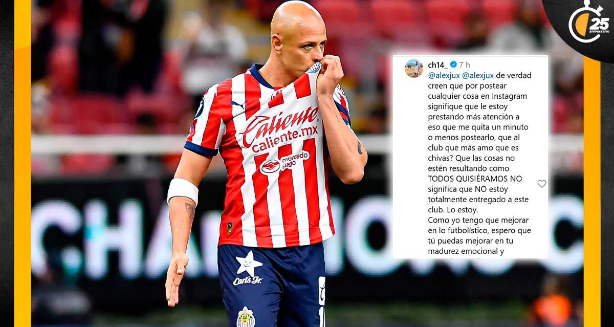 Chicharito Hernández respondió a un seguidor. (Foto: Mexsport)