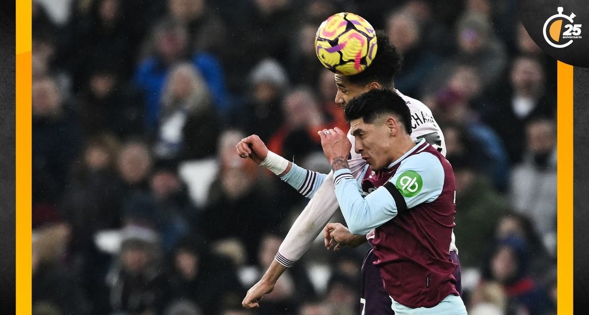 Edson Álvarez tuvo un partido discreto ante el Brentford (AFP)