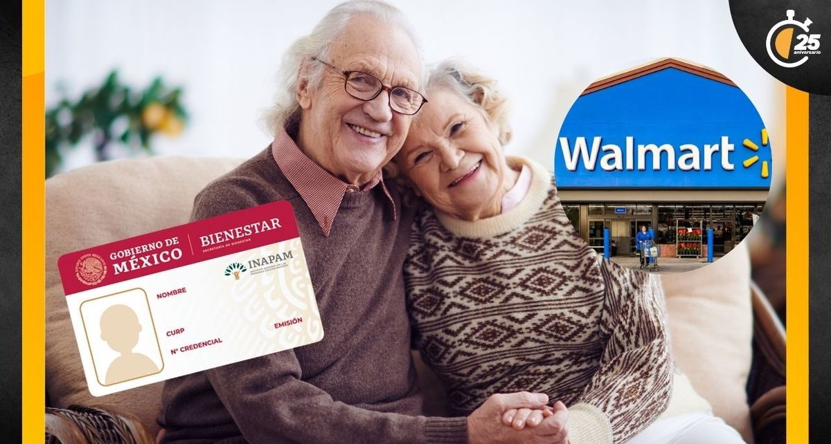 Este es el NUEVO beneficio para Adultos Mayores de INAPAM en Walmart. Foto: Especial
