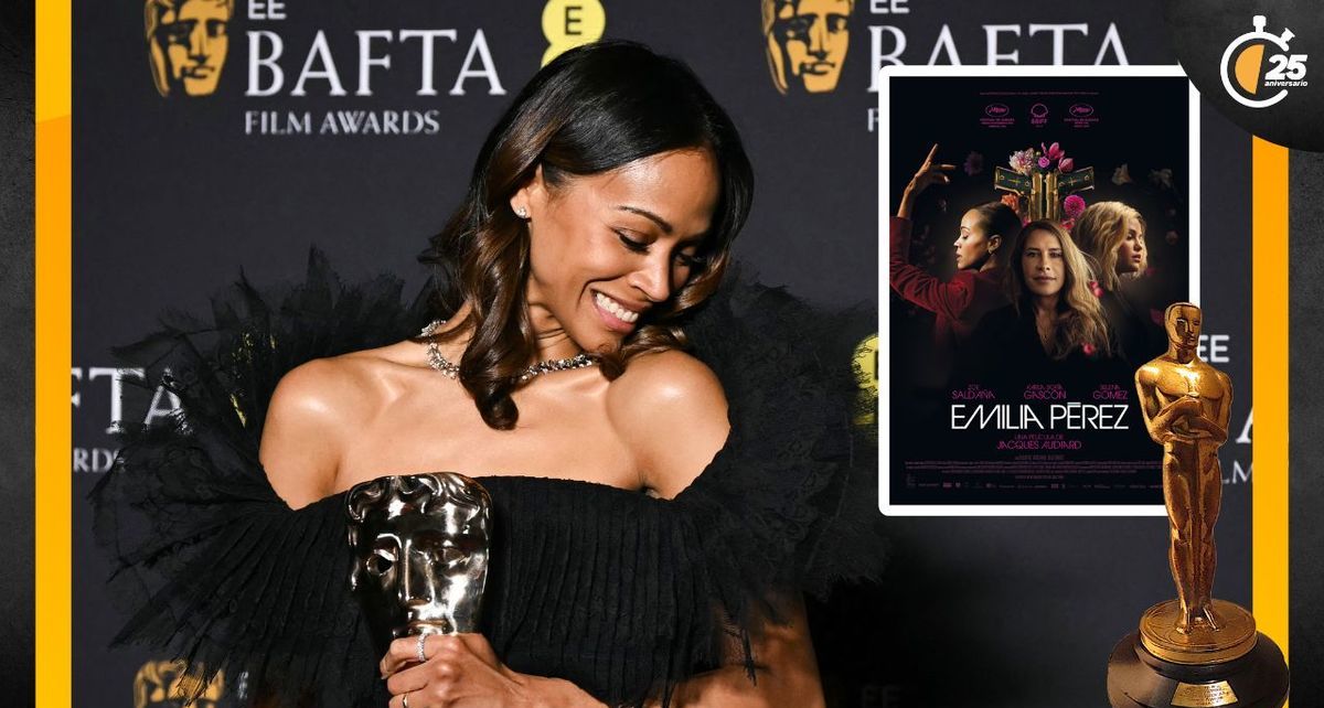 Emilia Pérez gana el BAFTA a Mejor Película No-Inglesa| Foto: AFP