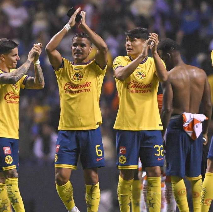 Jugadores de América agradecen a la afición (Imago7)