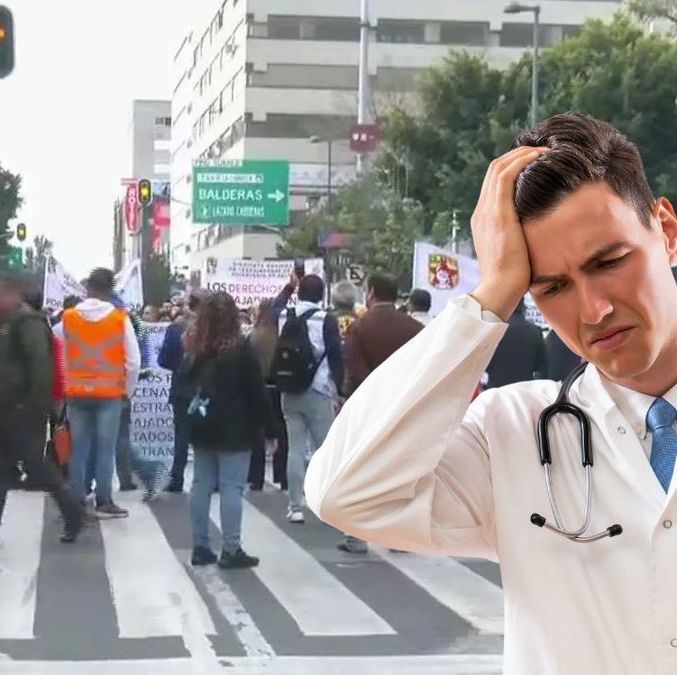 Manifestación trabajadores de la salud; conoce vialidades afectadas 17 de febrero de 2025