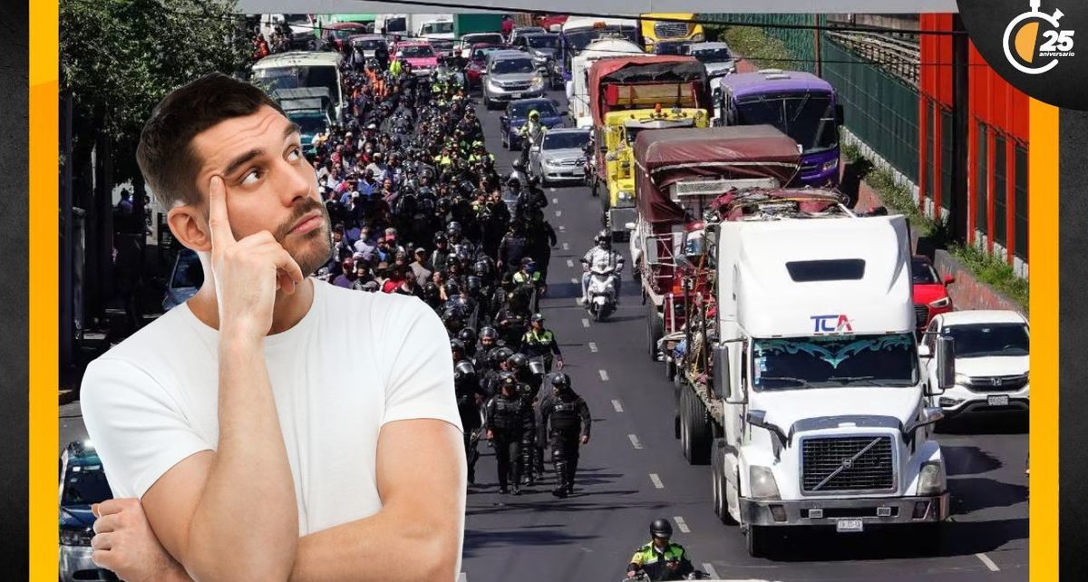 Megamarcha transportistas: conoce las rutas alternas este 17 febrero