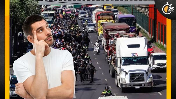 Megamarcha transportistas: conoce las rutas alternas este 17 febrero