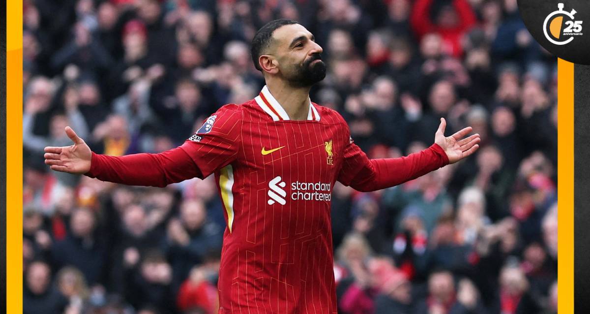 Mohamed Salah es el líder goleador de la Premier League con 24 goles (Reuters).