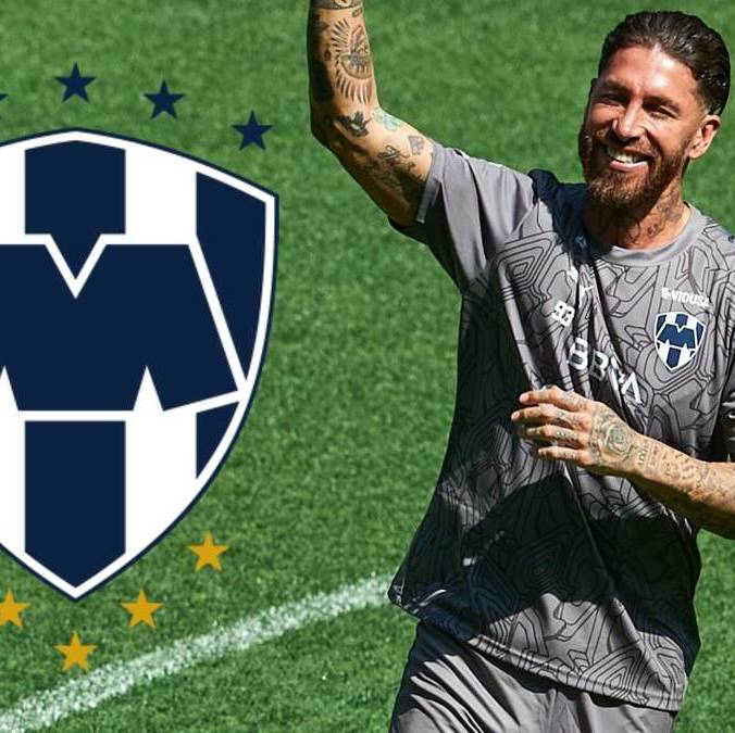 Sergio Ramos, en un entrenamiento con Rayados (Mexsport)
