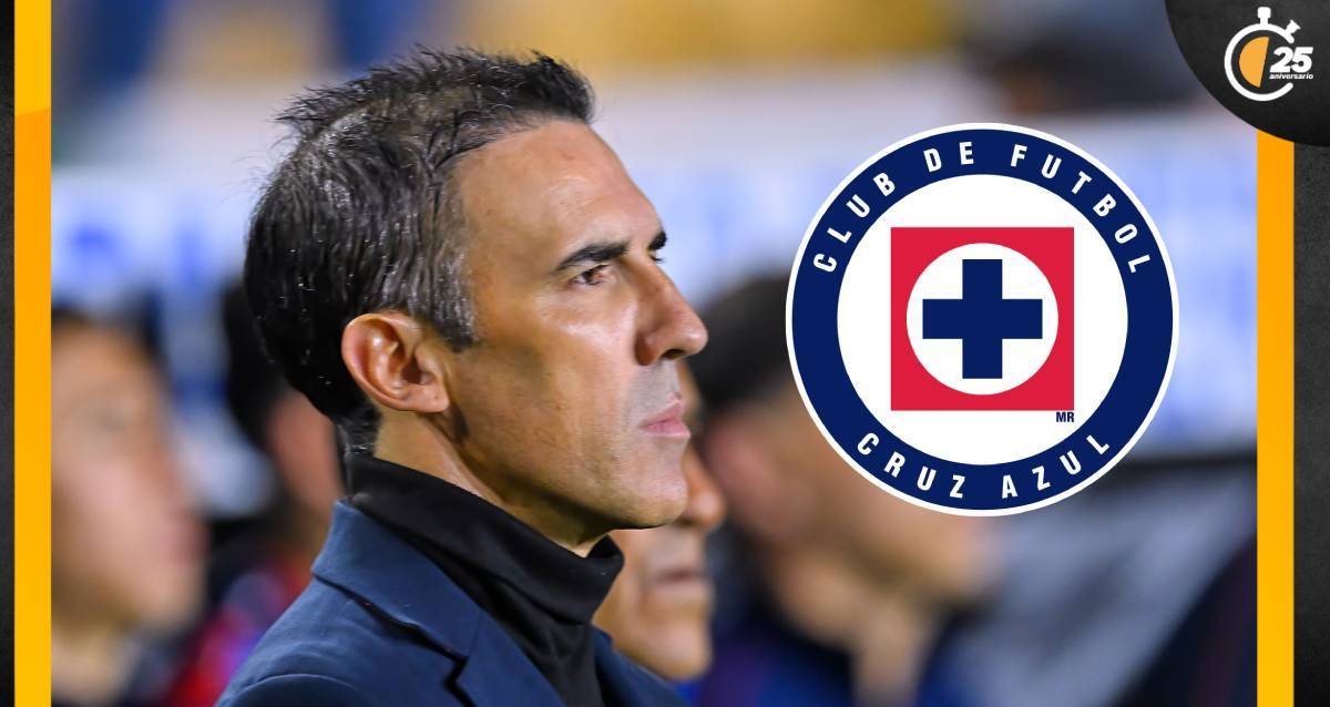 Vicente Sánchez funge como DT interino de Cruz Azul (MexSport).