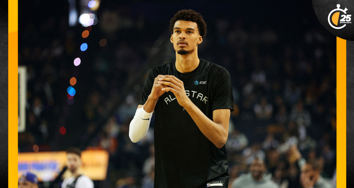 Wembanyama está en el All Star Game 2025. (Foto: AFP)
