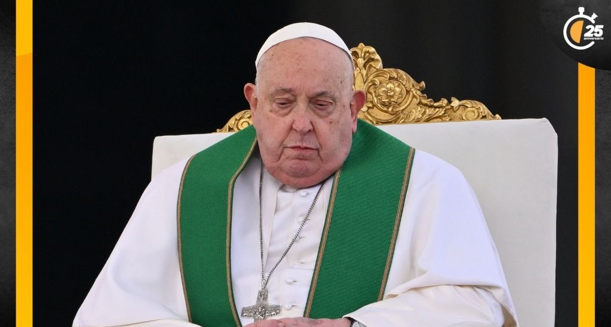 Papa Francisco recae en su salud y Vaticano cancela citas papales. Foto: AFP