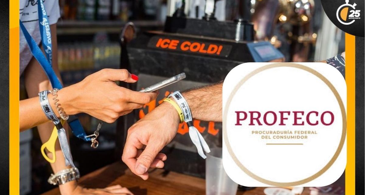 PROFECO va por regulación de pulseras cashless en festivales de música en México. Foto: Especial