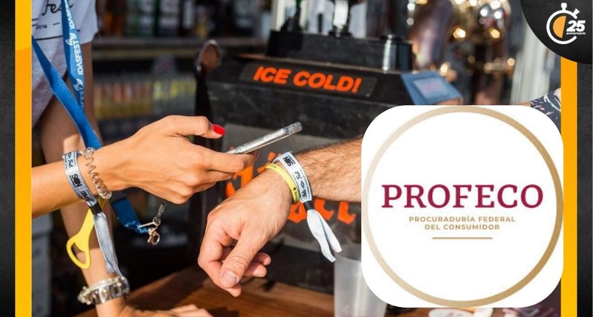 PROFECO va por regulación de pulseras cashless en festivales de música en México. Foto: Especial
