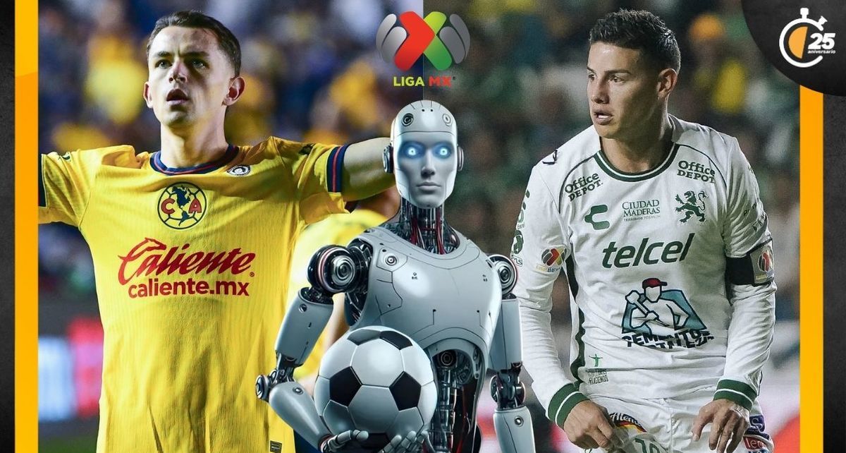 Pronóstico IA del América vs León para el partido de Liga MX 2025. FOTO: Especial