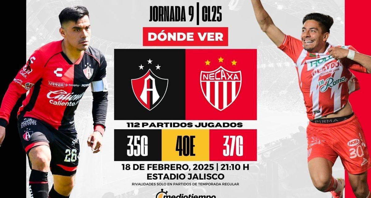 Rivalidad Atlas vs. Necaxa Jornada 9 Clausura 2025