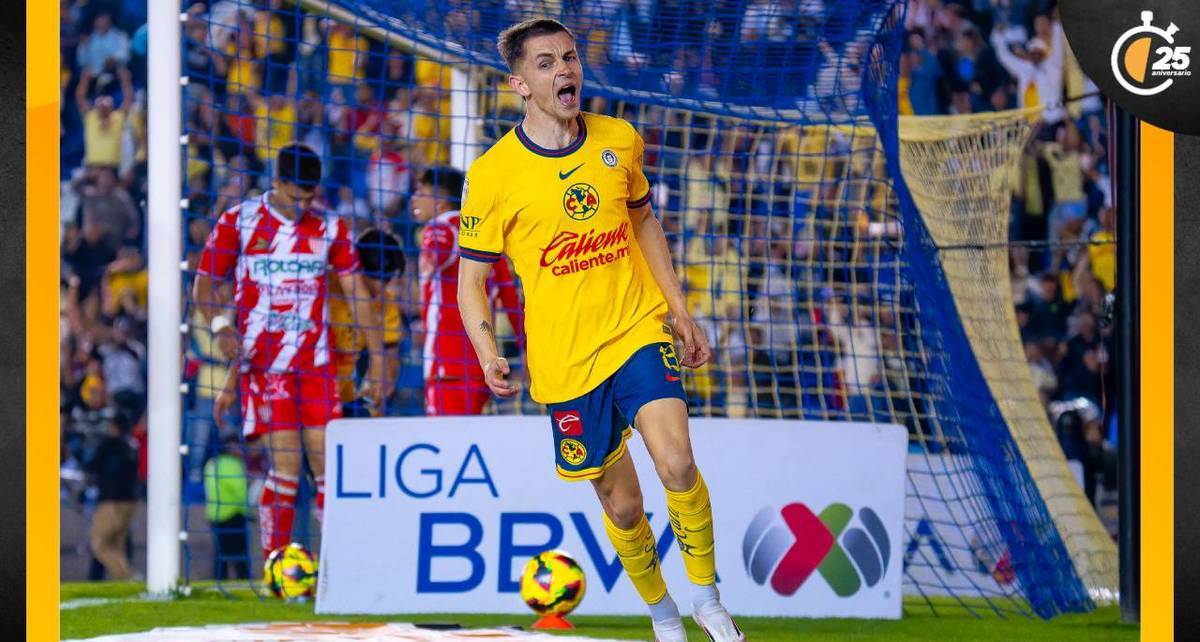 En el América vs Necaxa hubo lluvia de goles (Imago7)