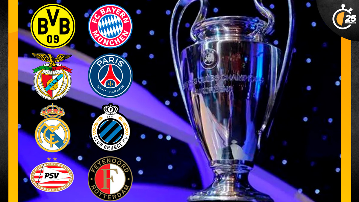 ¿Qué equipos pasaron a Octavos de Final de la Champions League 2025?