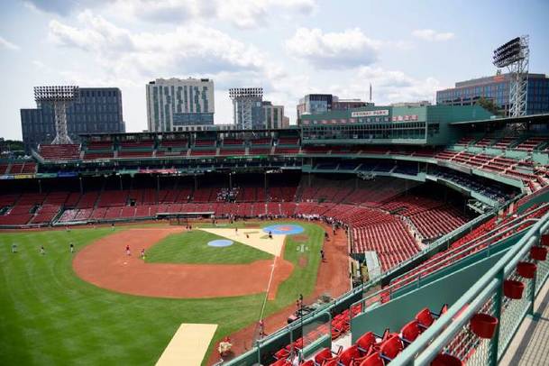 Fenway Park visto desde el 'Monstruo Verde' (Reuters)