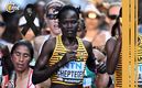 Rebecca Cheptegei corrió el maratón en París 2024 (Reuters)