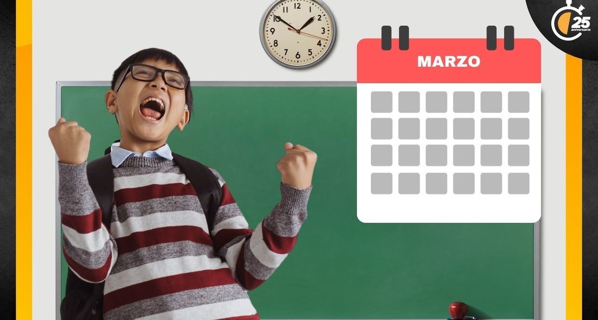 Calendario SEP: puentes para marzo de 2025. (FOTO): Canva.