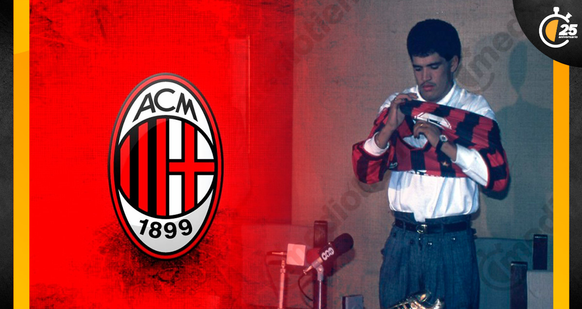Pedro Pineda firmó con el Milan, pero nunca jugó.