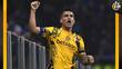 Lautaro Martínez festeja el gol del triunfo (Reuters)