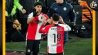 Stephano Carrillo en su debut con el Feyenoord ante Almere (X: @Feyenoord)