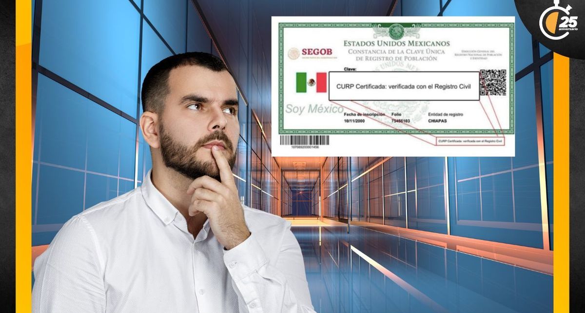 Así puedes saber si tu CURP está certificada en 2025. (FOTO): Especial.