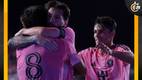 Messi abraza a Segovia tras anotar el empate ante NYC (Reuters)