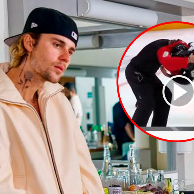 Justin Bieber peleó con estrella del hockey sobre hielo  (Instagram @justinbieber | Captura X)